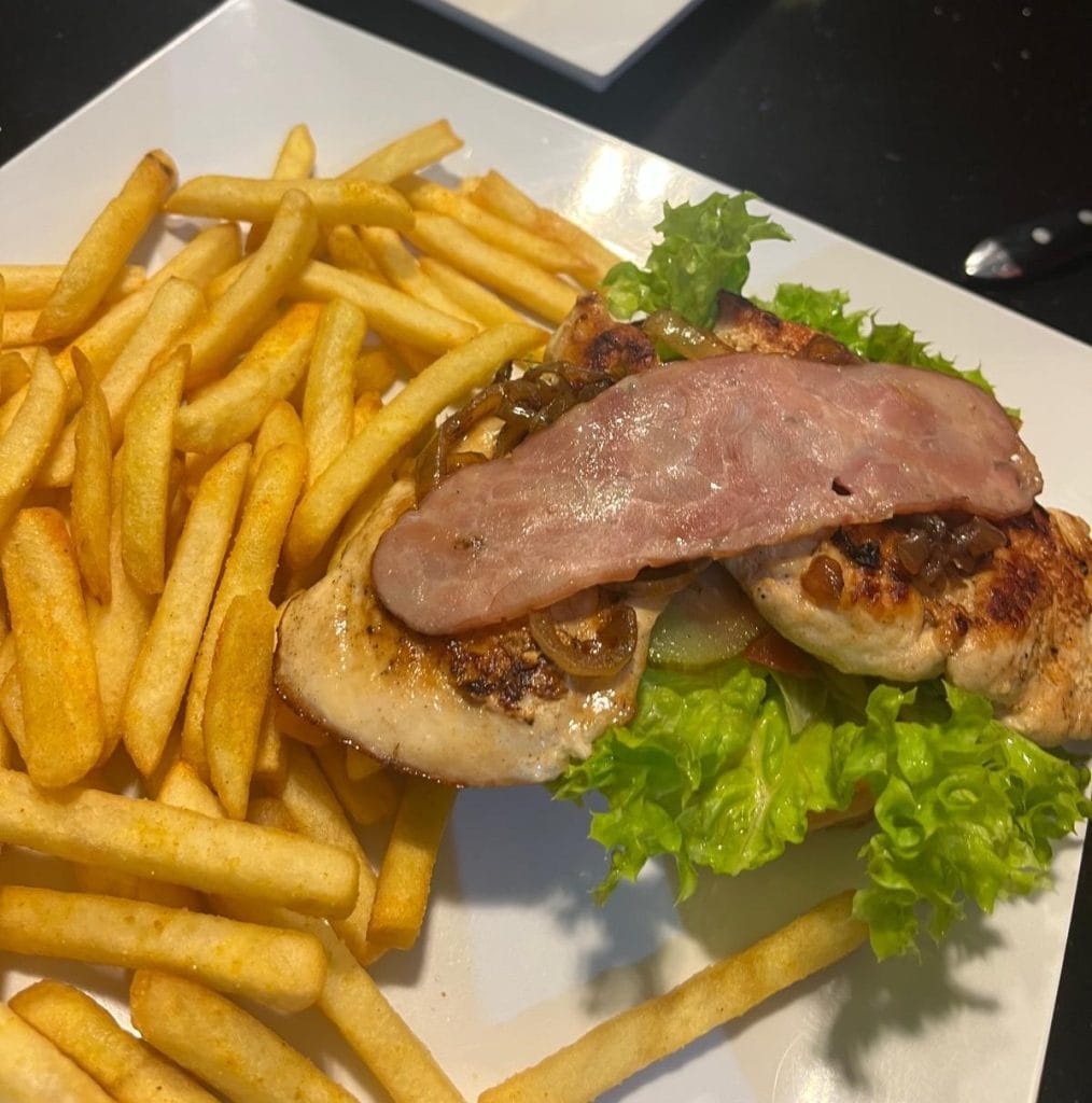 Über uns chicken burger